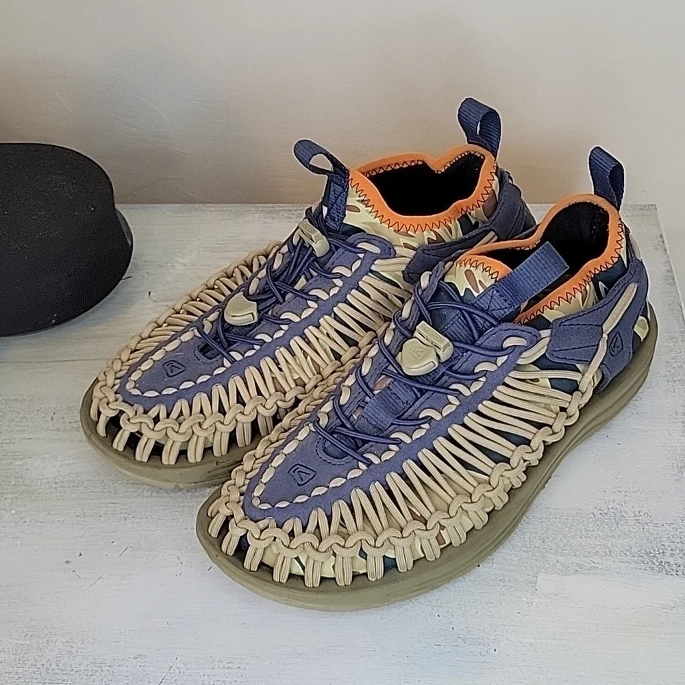 Keen Uneek Braided Bungee Hiking /Water Sandals SZ 7.5 - Picture 1 of 6